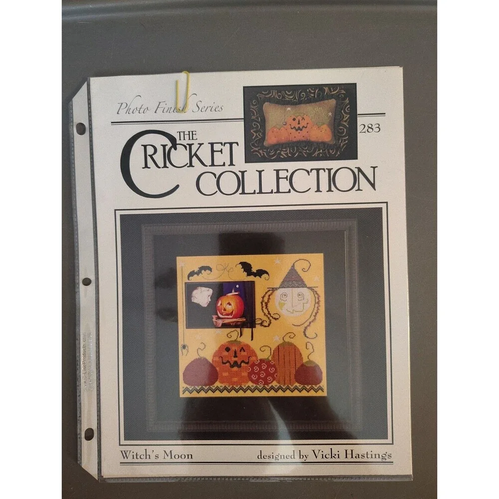 Witch's Moon Cross Stitch Pattern No 283 Cricket Collection Vicki Hastings OOP